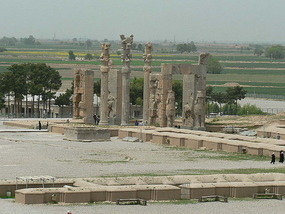 Looking Down on the Ruins of Persepolis