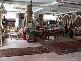 Foyer of the Hotel Abyaneh