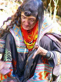Elderly Kalasha Woman, Courtesy Ishaq Ali