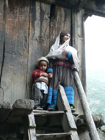 Kalash Woman and Child
