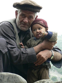 Kalasha Man and Child