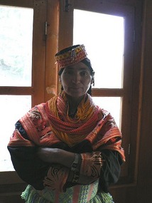Kalasha Woman at her Shop