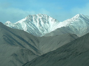 Sun Shines Over the China Side of the Border