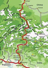 Karakoram Highway Pakistan Into China