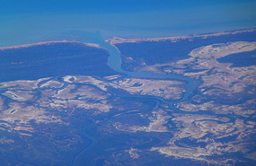 Over the Coastline of the Gulf of Carpentaria 