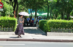 Leafy Renmin Park, Urumqi