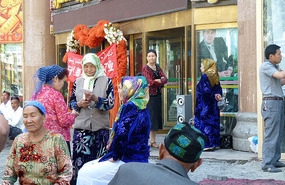 Uighur Women Near Erdaoqiao Markets