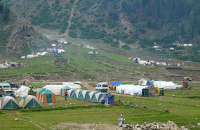 Refugee Camp? No, Endless Tent Cities at Naran