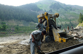 Hard Labour on Road to Naran