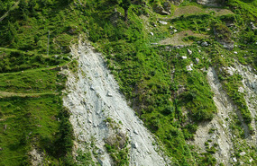 Land Slips at Balakot