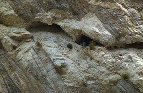 Close up of an Aqua Marine Mine