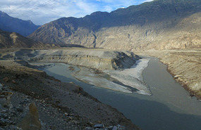 Where the Indus and Gilgit Rivers Meet