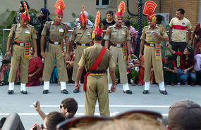 Indian Soldiers at the Closing Ceremony