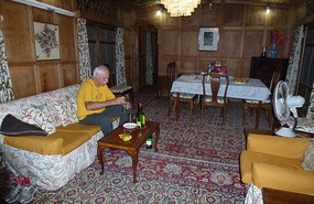 Inside of our Lovely House Boat