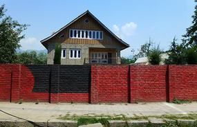 Typical Chalet Type Housing in Srinagar