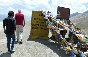 Alan with Rigzen at Fotala Pass