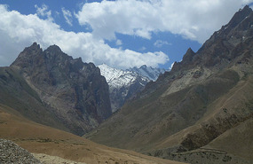 Jagged Mountains Near Fotala Pass