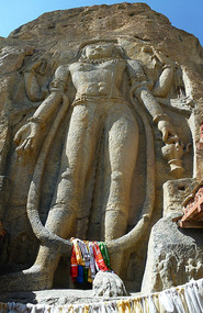 Limestone Sculpture: The Maitreya Buddha, Mulbekh