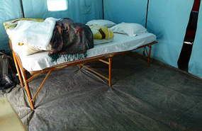 Our Bed, Sarchu Heights "Luxury" Camp Site