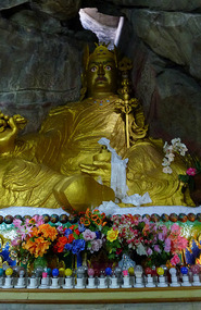 Gold Statue of Padmasambhava