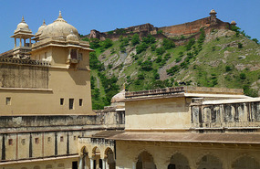 Narhargarh Fort from the Sheesh Mahal