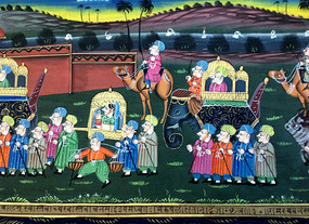 One of our Hand Painted Miniature Paintings