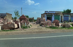 Ubiquitous Marble Ornaments - Toward Delhi