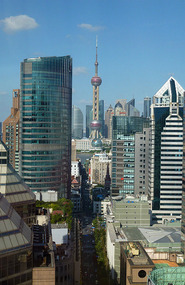 Fabulous Views of Shanghai from the Sofitel Lounge