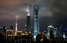Glittering Shanghai by Night