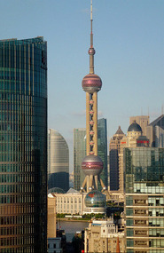 Pearl Tower from the Sofitel Club Lounge