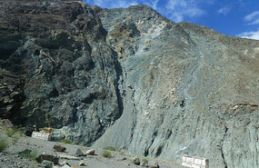 Typical Rugged Terrain Along the Karakoram Highway