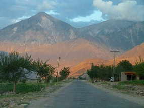 Sunset Near Chilas (c. Ishaq Ali)