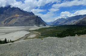 Along the Shigar River on Our Way to Khaplu