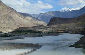 Splendid Scenery Along the Shyok River