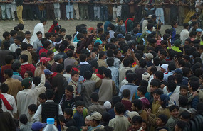 Unhappy Crowd Moves In