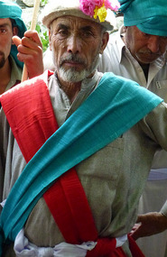 Village Elder Takes Part in the Dancing