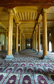 Columns and Prayer Hall, Jama Masjid, Srinagar