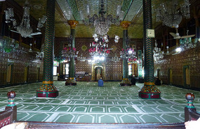 Inside Shah-e-Hamadan Masjid, Srinagar