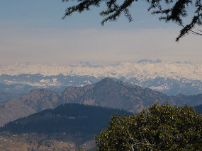 Snowy Peaks from Jakhu Temple (c. Lorraine Logan)