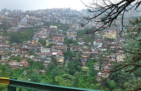 Views of Shimla Town from Jakhu Temple