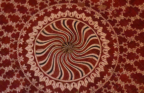 Stucco Painted Ceiling of the Mehman Khana
