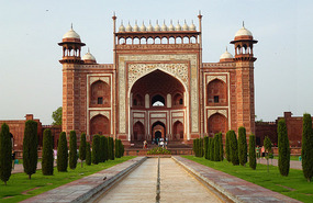 The Main Gate of the Taj Mahal