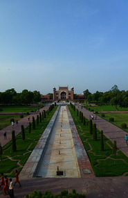 View of the Main Gate from the Taj Mahal