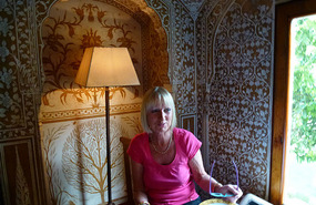 Me Enjoying the Wonderful Dining Room - Bliss...