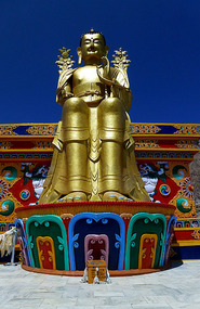 Golden Buddha, Likir Monastery, Ley