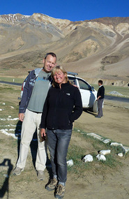 Marcel and Jose - a Welcome Laugh at Sarchu!