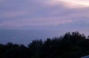 Storm Clouds Over the Pacific Ocean