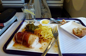 Chicken in Prosciutto and Fresh Noodles for Lunch