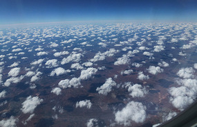 Curious Cloud Formations Over Central Australia