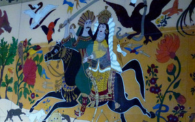 Particularly Beautiful Frescoe of the L'Acropolium